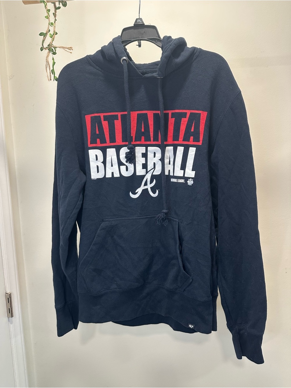 Men’s / Unisex M - 47 Brand MLB Atlanta Braves Baseball Pullover Hoodie